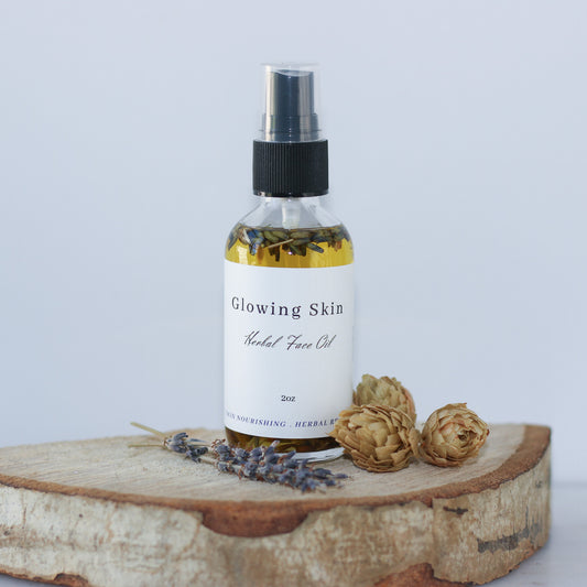 (Face and/or Body) - Glowing Skin Herbal Face Oil