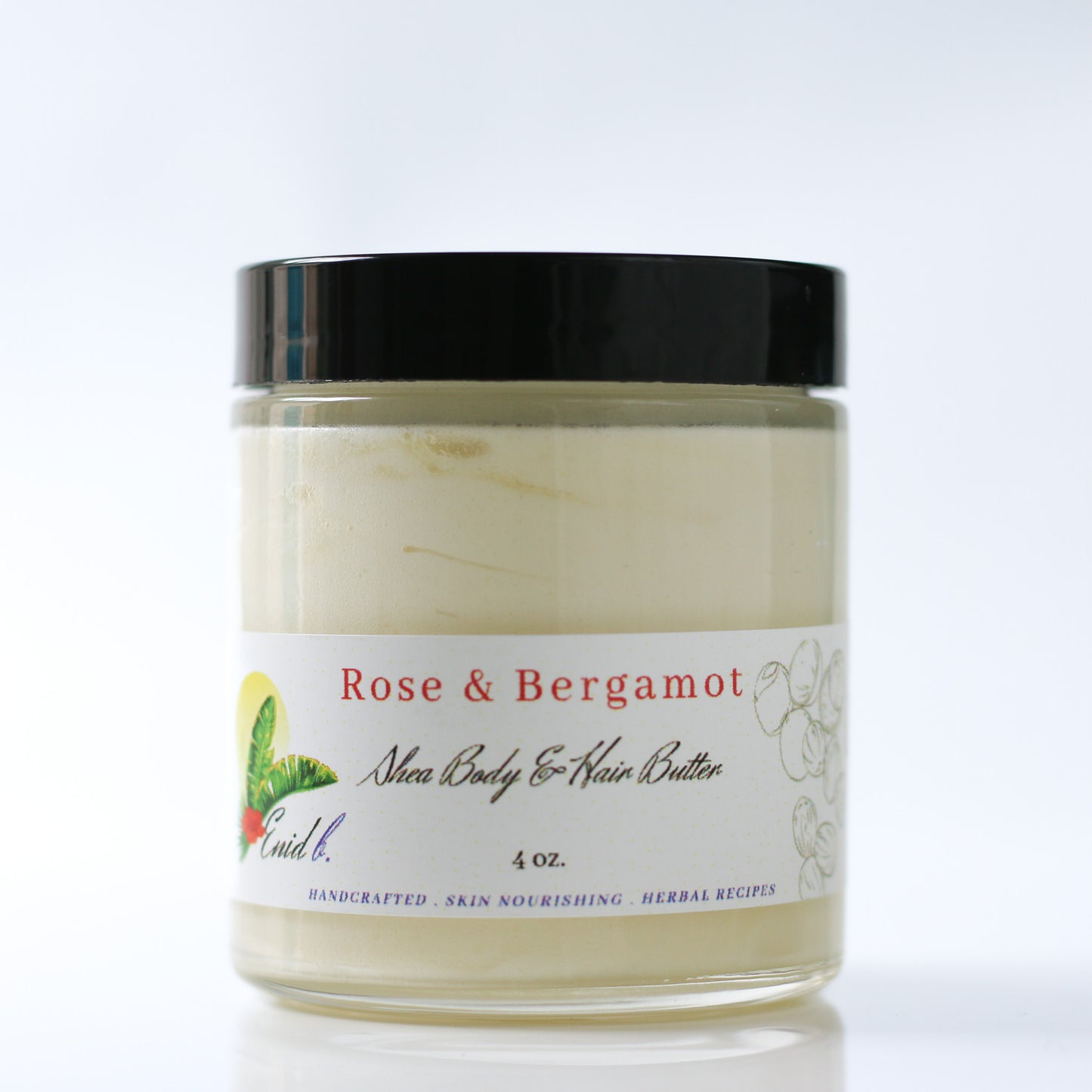 (Butter) - Rose and Bergamot Shea Body and Hair Butter