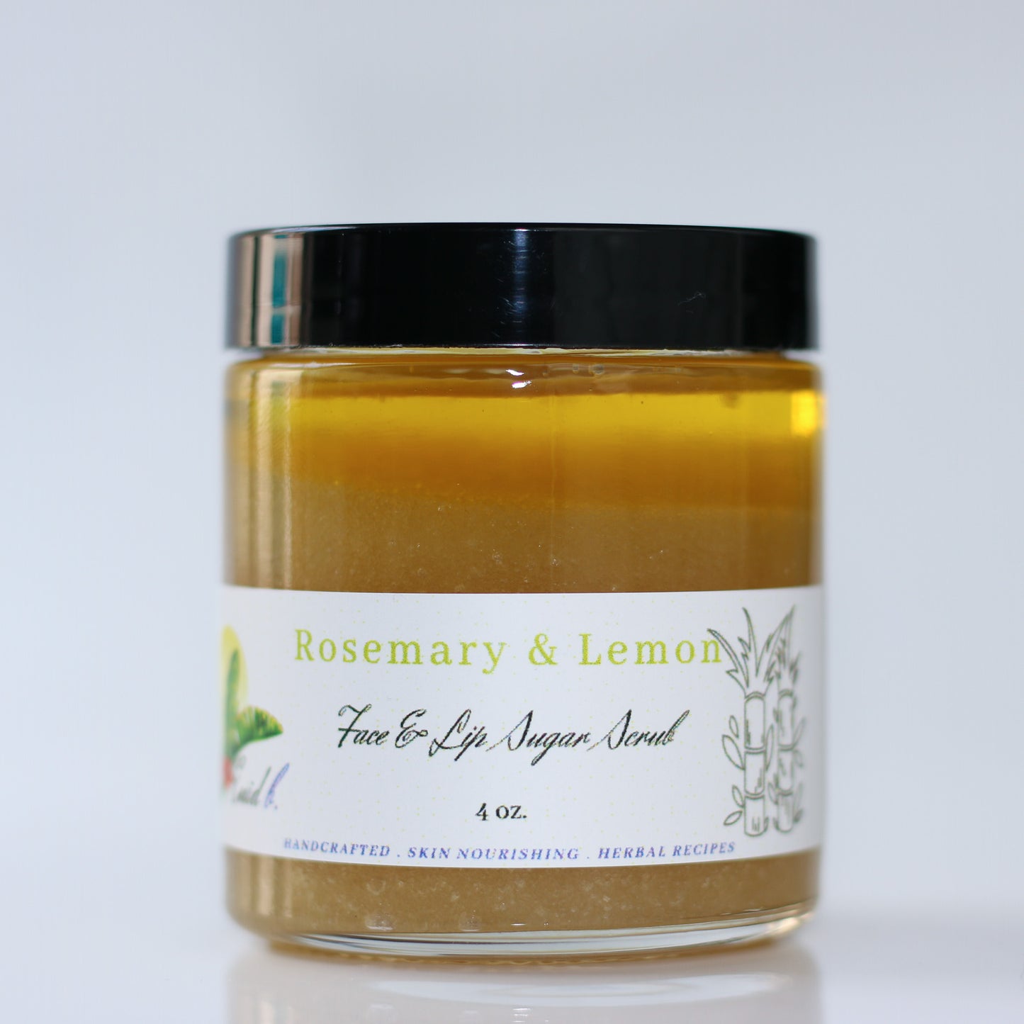 (Scrub) - Rosemary and Lemon Face & Lip Sugar Scrub