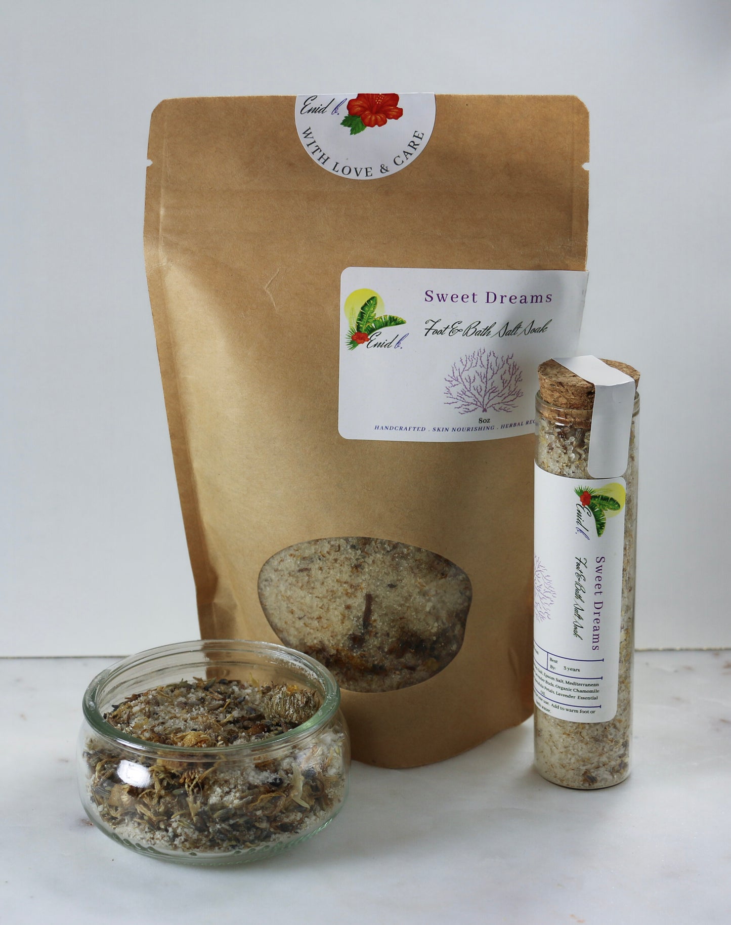 (Salt Soak) - Sleepy Time Bath Foot Salt Soak